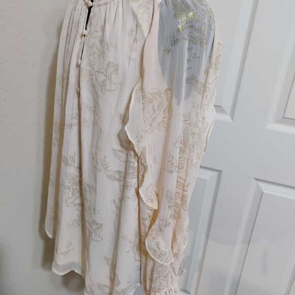 LC Lauren Conrad Pink Blouse Size Small - Picture 3 of 9